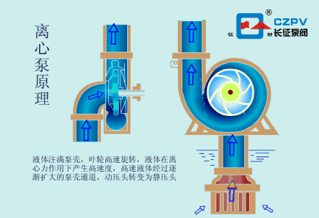 單級(jí)離心泵的工作原理